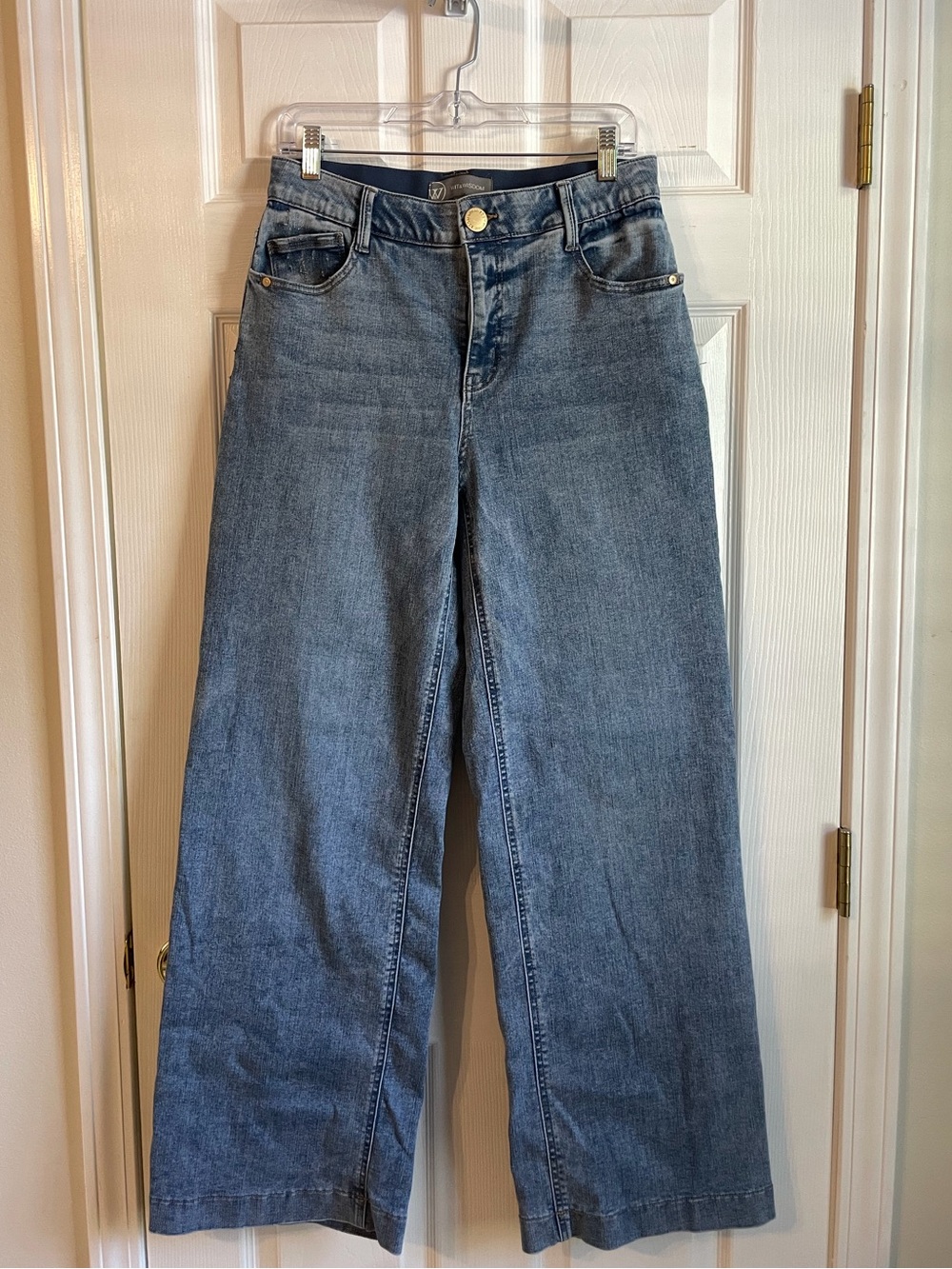 Wit & Wisdom ‘SAM’ Wide Leg Jeans, Size 8